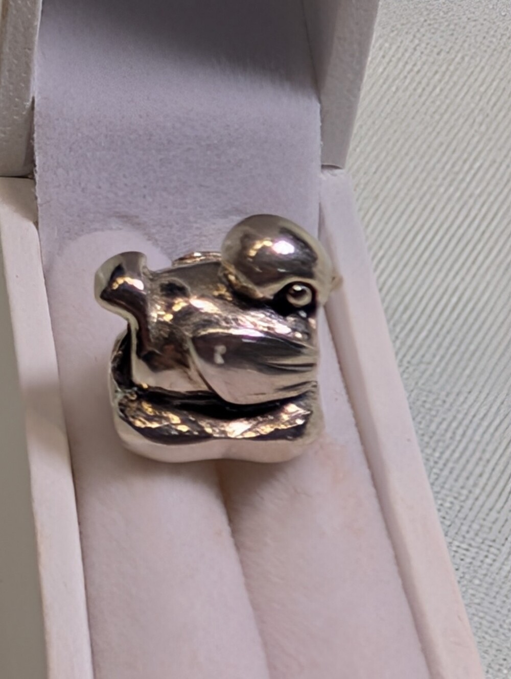 *Trollbead Duckling Bead Silver Retired